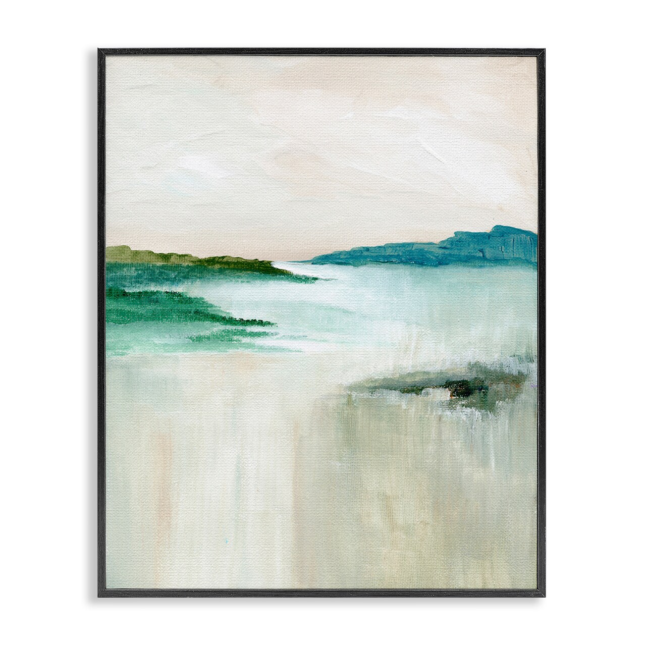 Stupell Industries Blue Tone Misty Landscape Framed Giclee Wall Art Design by Nikita Jariwala